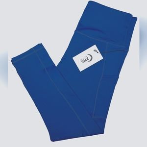 NEW 6284 Zyia Bermuda blue pocket light n tight 7/8 size 8-10 NWT